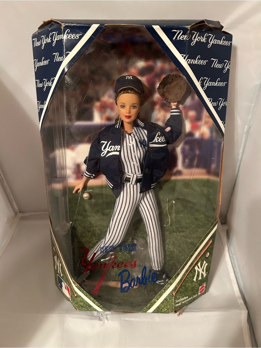 New York Yankees Barbie Doll in Navy & White💙